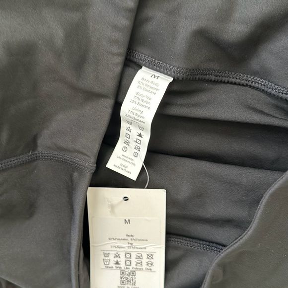 Halara Breezeful High Waisted Asymmetrical Ruffle High Low Skirt Black Size M - Picture 8 of 10